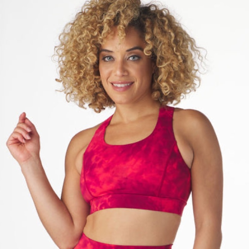 Glyder Full‎ Force Bra - Cherry Tie-Dye - 🍒 NWT